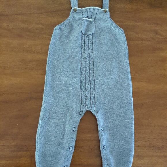 Janie and Jack baby knit fabric romper size 6-12M - Picture 1 of 7